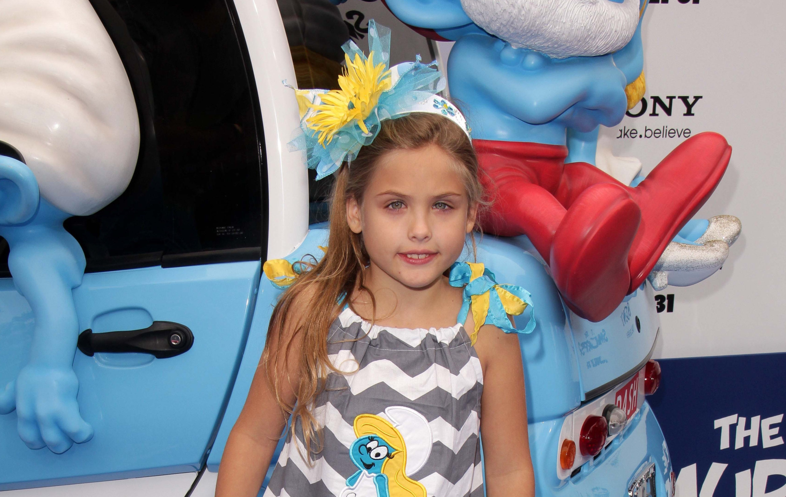 Dannielynn Birkhead at the The Smurfs 2 Los Angeles Premiere, Village Theater, Westwood, CA 07-28-13