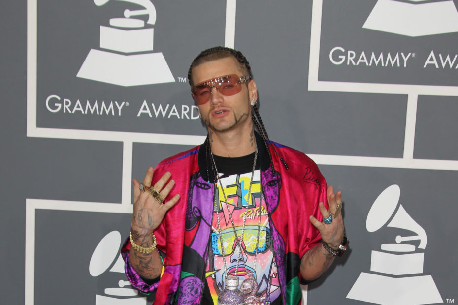 LOS ANGELES - FEB 10 Riff Raff arrives at the 55th Annual Grammy Awards at the Staples Center on February 10, 2013 in Los Angeles, CA