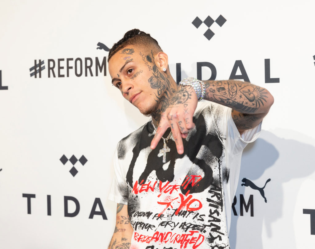 New York, NY - October 23, 2018: Lil Skies attends the 4th Annual TIDAL X: Brooklyn at Barclays Center
