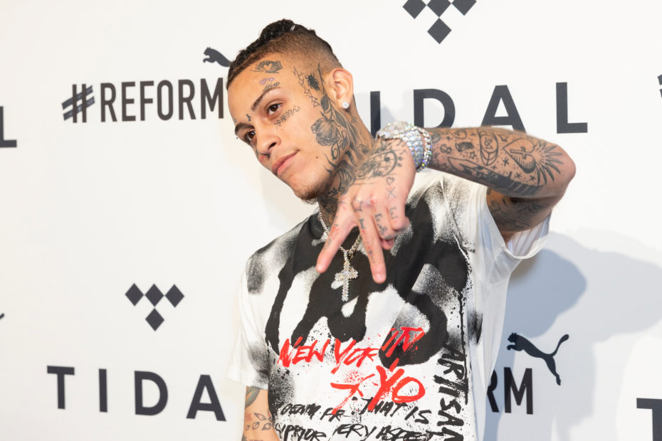New York, NY - October 23, 2018: Lil Skies attends the 4th Annual TIDAL X: Brooklyn at Barclays Center