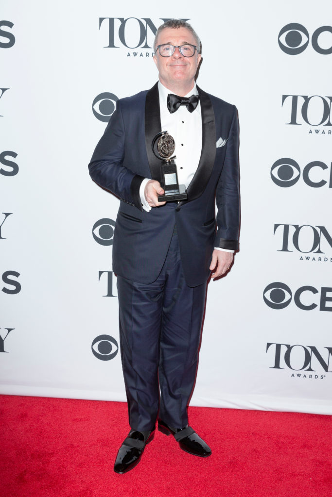 New York, NY - June 10, 2018: Award winner Nathan Lane poses in the 72nd Annual Tony Awards Media Room at 3 West Club