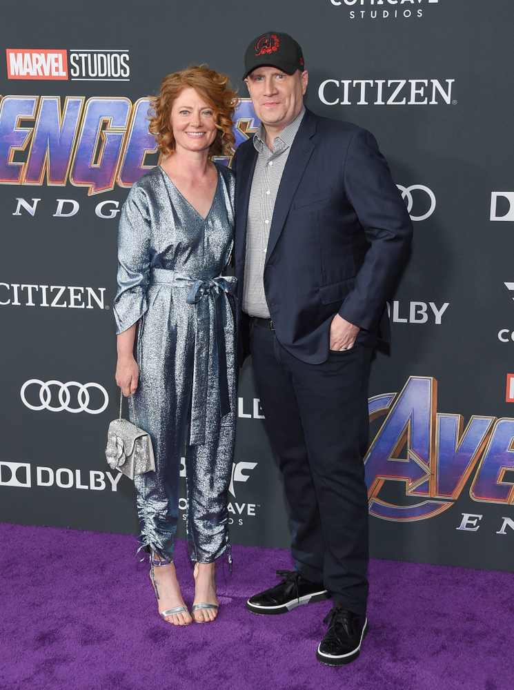  Kevin Feige and Caitlin Feige arrives for the Avengers End Game Los Angeles Premiere 
