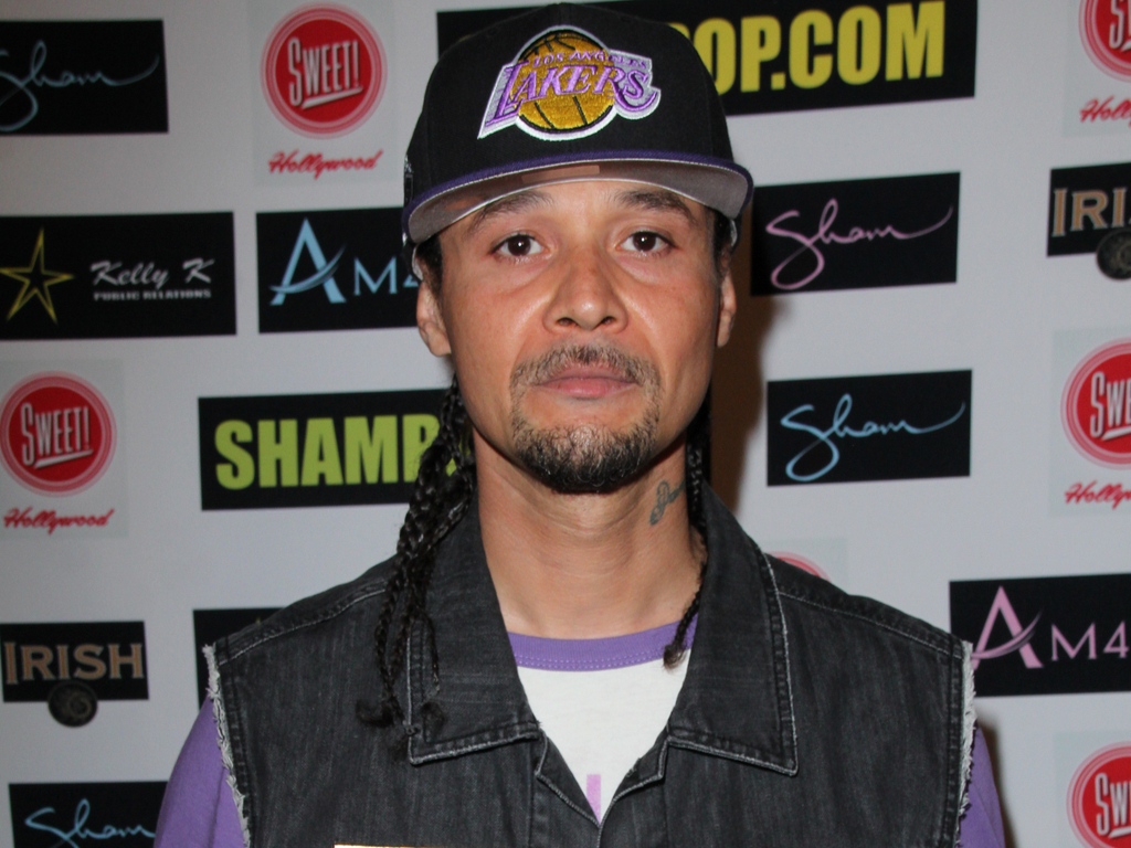 LOS ANGELES - JUN 4 Bizzy Bone at the Celebrity Selfies Art Show by Sham Ibrahim at the Sweet! Hollywood on June 4, 2015 in Los Angeles, CA