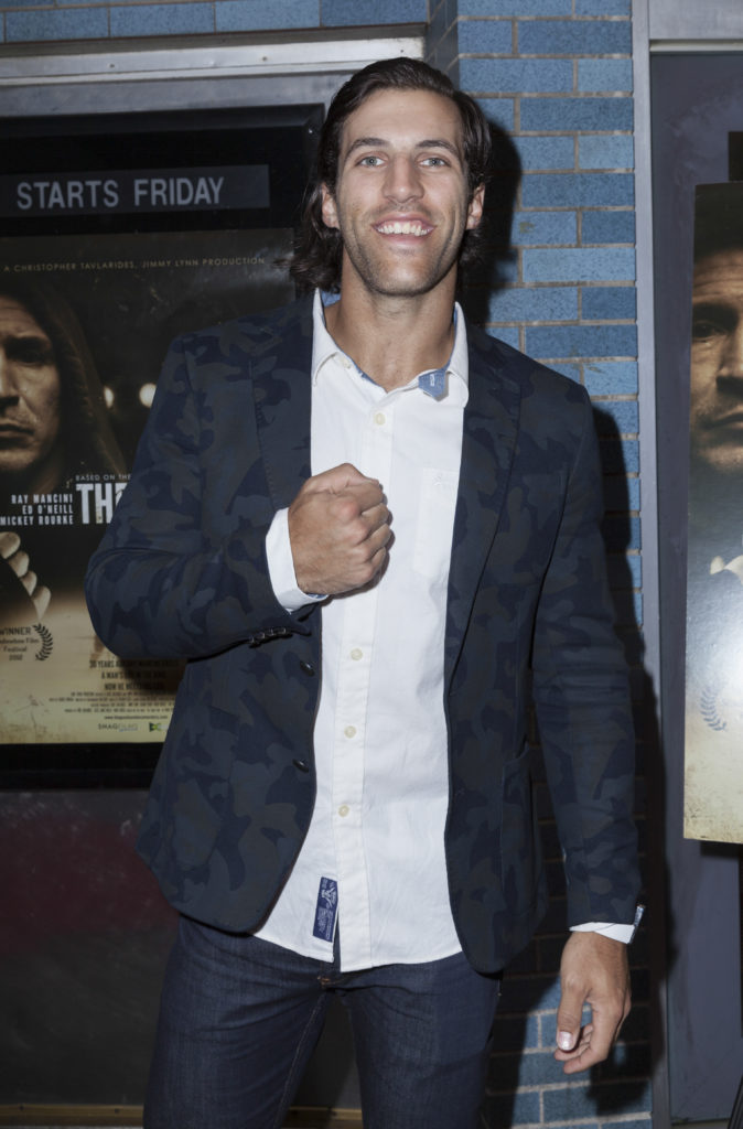 NEW YORK - JULY 31: Lacrosse player Paul Rabil attends 'The Good Son' screening at Cinema Village on July 31, 2013 in New York City