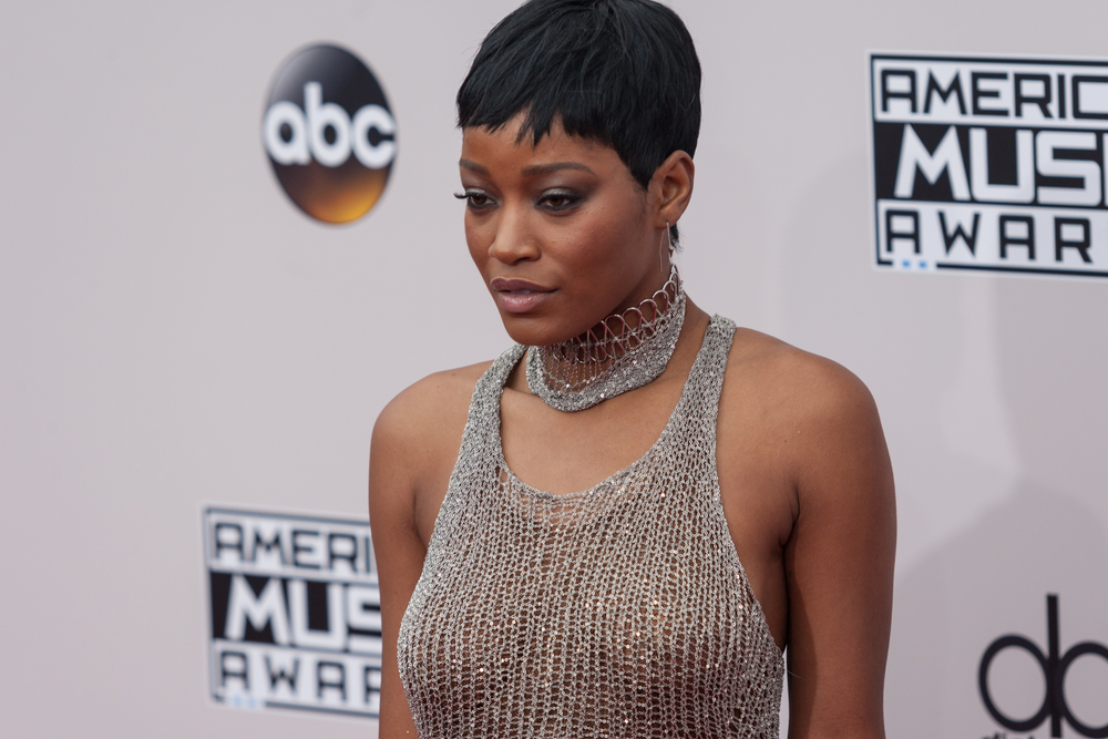 Actress Keke Palmer arrives on the Red Capet at the 2016 American Music Awards