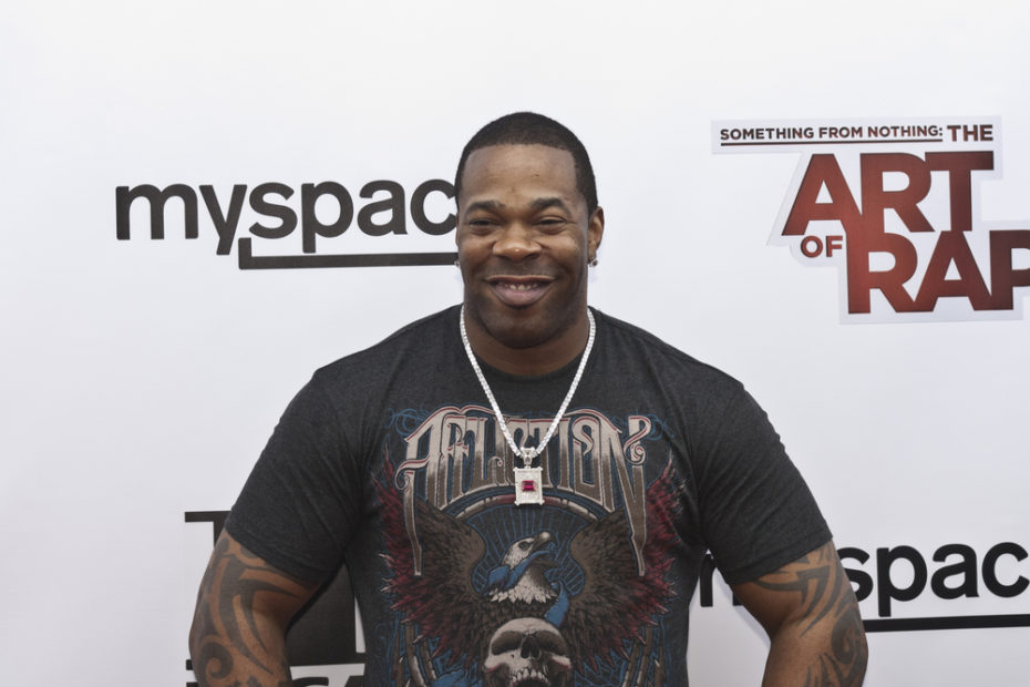 Busta Rhymes attends the 'Something For Nothing The Art Of Rap' screening