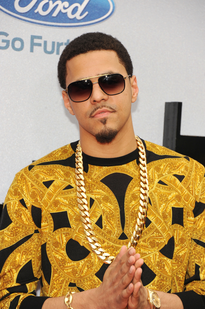 J. Cole at the 2013 BET Awards at Nokia Theater L.A.