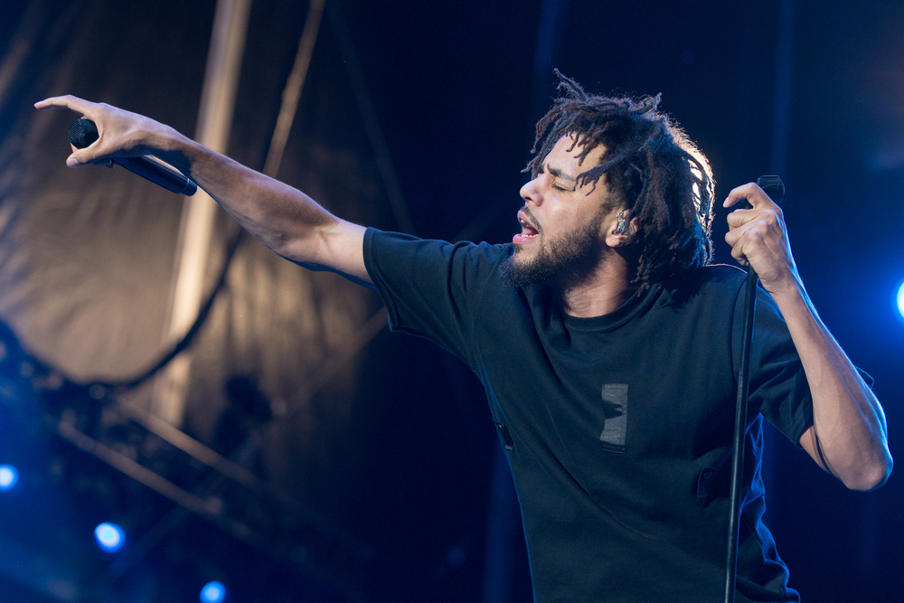 Jermaine Lamarr Cole known as J. Cole performs at Life Is Beautiful Festival in Las Vegas