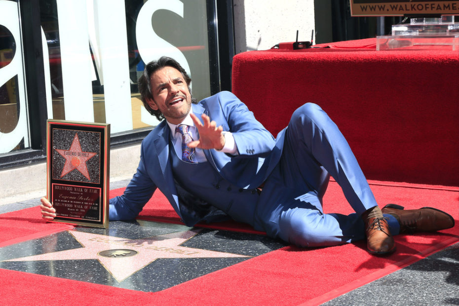 Mexican actor Eugenio Derbez at a ceremony where Eugenio Derbez is honored with a star on the Hollywood Walk of Fame