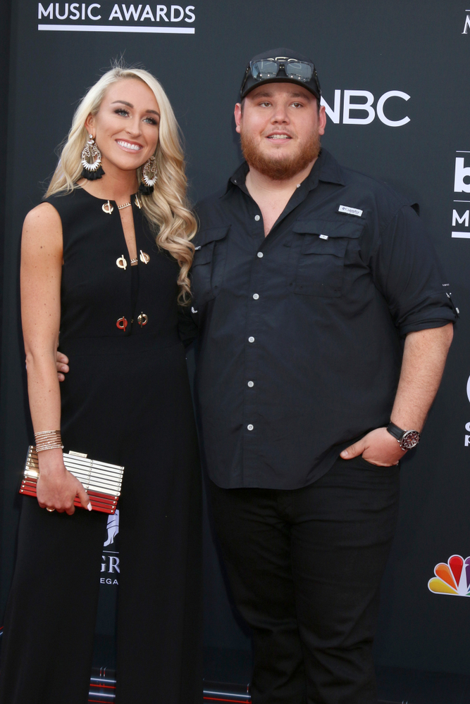  Michelle Hockings, Luke Combs at the 2018 Billboard Music Awards 