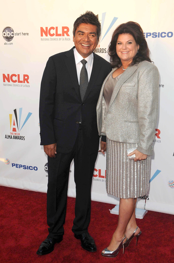George,Lopez,And,Ann,Serrano,At,The,2009,Alma,Awards.