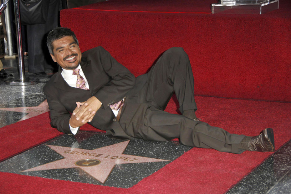 George,Lopez,At,The,Induction,Ceremony,For,Star,On,The